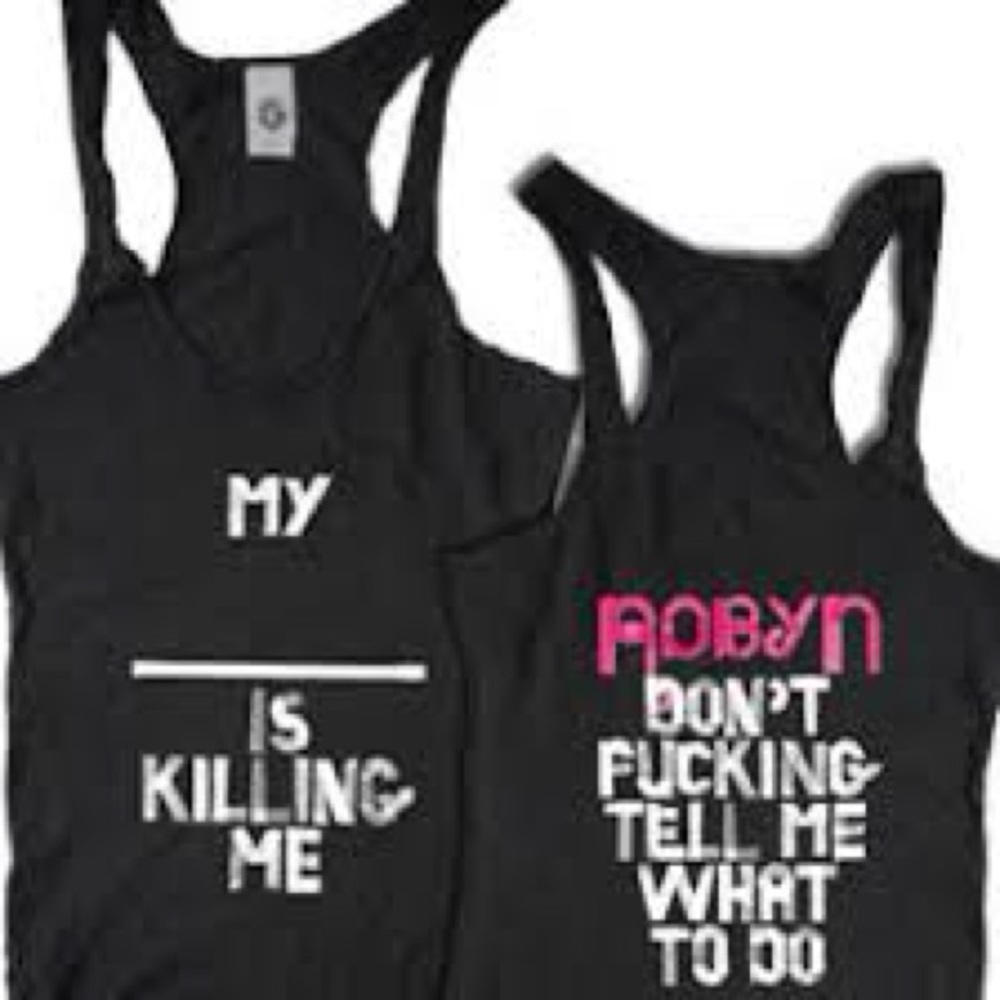 ROBYN Concert Tunic/Tank “MY ___ IS KILLING ME”